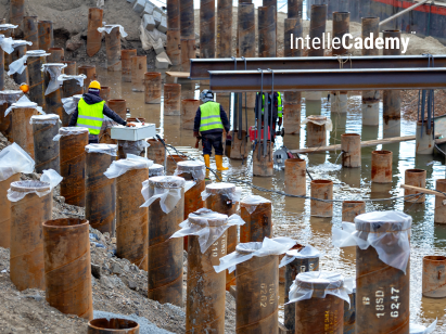 Deep Foundation Micropile Installation